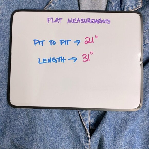 Vintage Silver Style Light Med Wash Oversized Denim Blazer Jean Jacket L - Picture 5 of 14